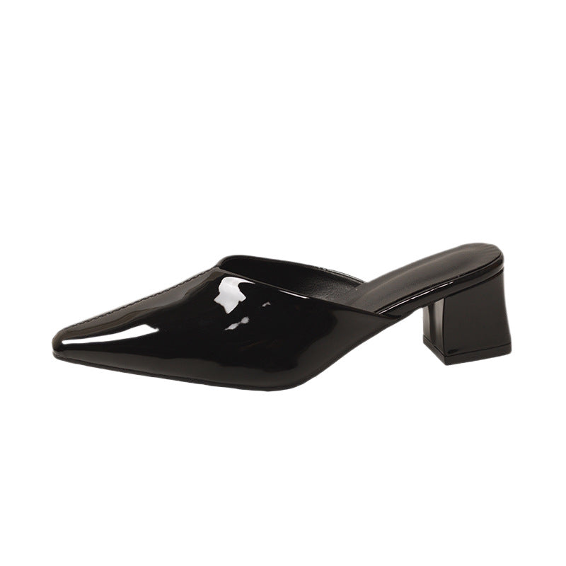 Damen Modische Slingback-Pumps mit eleganter Spitze und Blockabsatz R&B