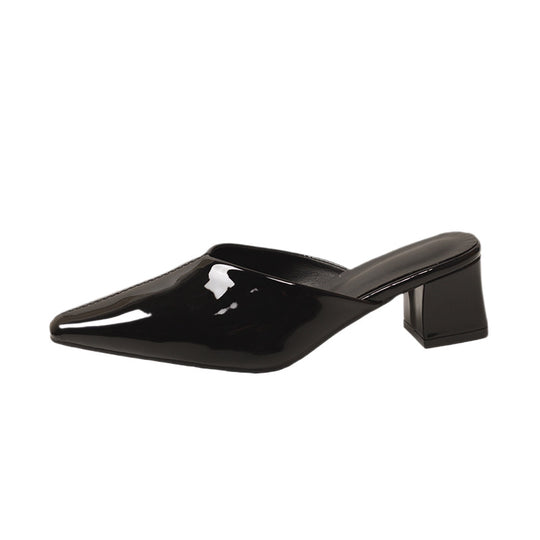 Damen Modische Slingback-Pumps mit eleganter Spitze und Blockabsatz R&B