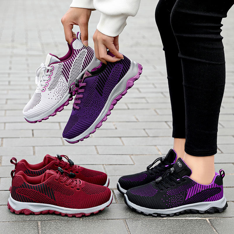 Damen Komfortable und flexible Laufschuhe mit atmungsaktivem Mesh-Obermaterial