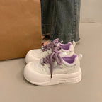 Damen modische und leichte Sneakers mit dämpfender Sohle R&B