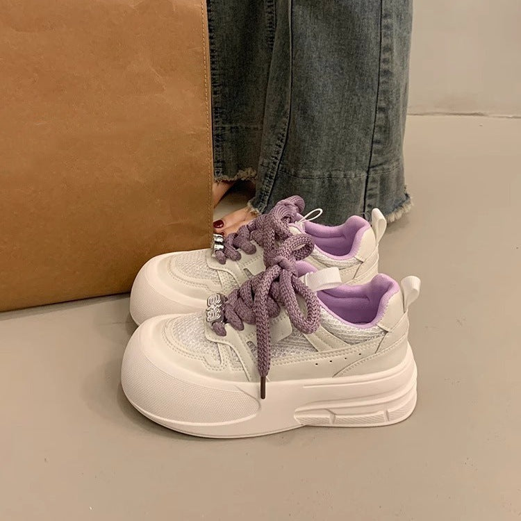 Damen modische und leichte Sneakers mit dämpfender Sohle R&B
