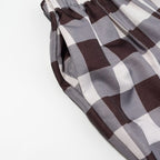 Damen weite Karottenhose mit elastischem Bund R&B