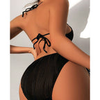Damen Einteiler Badeanzug mit modischem Cut-Out und elastischem Wickeldetail R&B