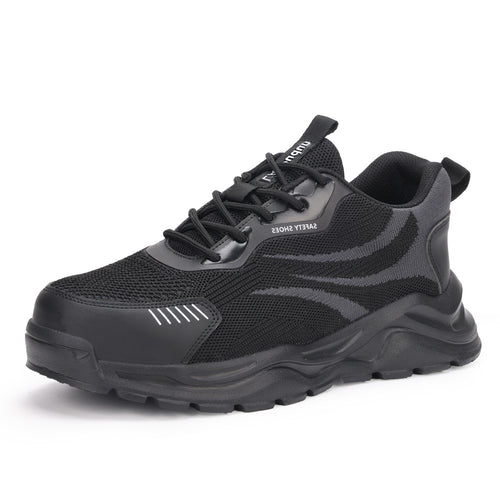 Herren Sicherheits-Laufschuhe mit atmungsaktiver Mesh-Oberfläche und rutschfester Sohle R&B
