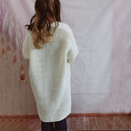 R&B | Einfarbige Strickjacke