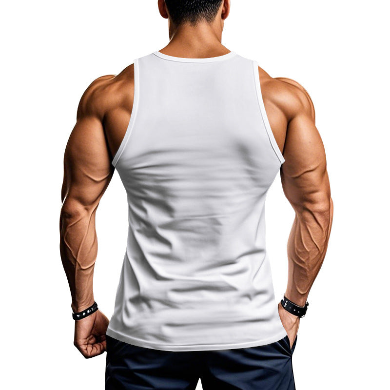 Herren atmungsaktives Fitness Tanktop mit Racerback-Schnitt R&B