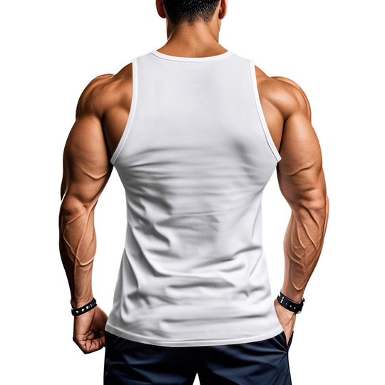 Herren atmungsaktives Fitness Tanktop mit Racerback-Schnitt R&B