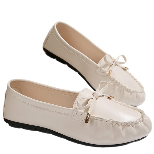 Damen Mokassins mit elegantem Schleifen-Detail und komfortabler Sohle R&B