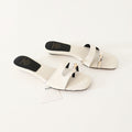 Damen modische Slides mit exklusivem Kettendetail R&B