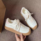 Damen Komfortable Sneaker mit atmungsaktiver Oberflächenstruktur und dämpfender Sohle