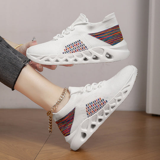 Damen Atmungsaktive Fitness Sneakers mit elastischer Dämpfungstechnologie R&B