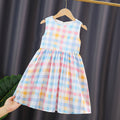 Mädchen Sommerkleid mit kariertem Design R&B