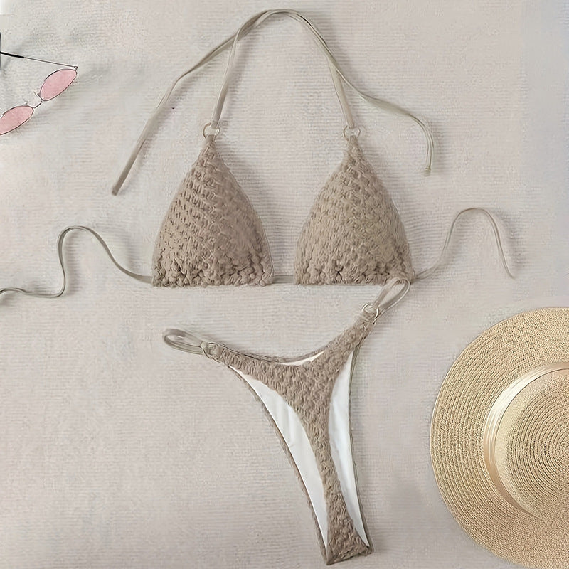 Damen Triangel-Bikini mit raffinierten Details R&B