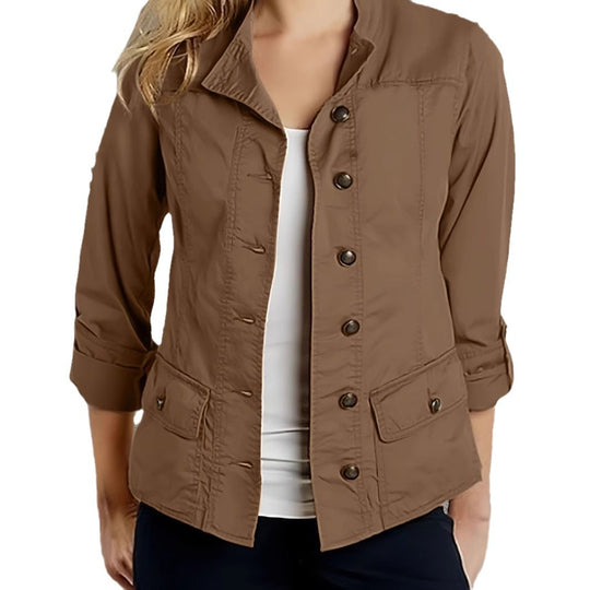 Damen Leichte Sommerjacke mit praktischen Taschen R&B