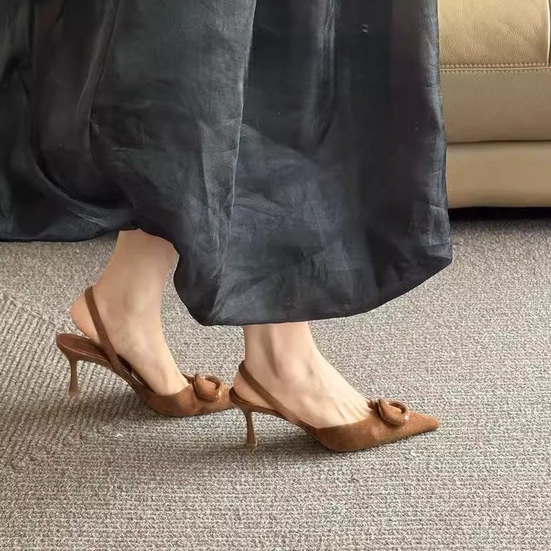 Damen Slingback Pumps mit elegantem Schleifendetail R&B