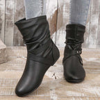 Vintage Flache Stiefel R&B