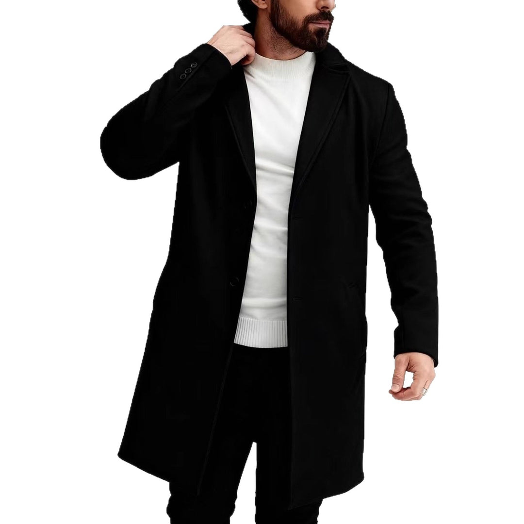 Herren klassischer und eleganter Wintermantel R&B