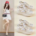 Damen Sportliche Chunky Sneakers mit atmungsaktiver Mesh-Oberfläche und rutschfester Sohle R&B