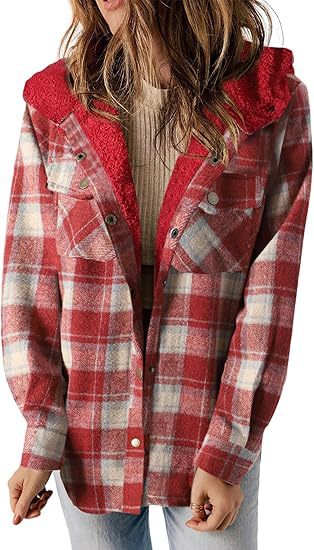 Damen Flanelljacke mit Fleecefutter R&B