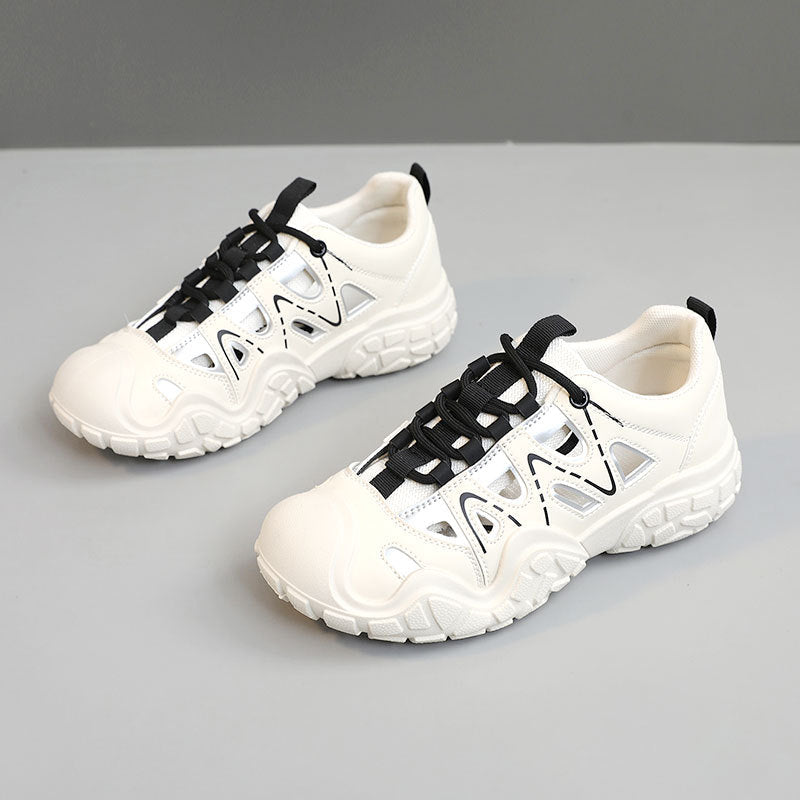 Damen Sportliche Freizeitschuhe mit atmungsaktiver Mesh-Oberfläche und dämpfender Sohle R&B