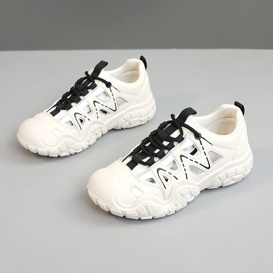 Damen Sportliche Freizeitschuhe mit atmungsaktiver Mesh-Oberfläche und dämpfender Sohle R&B