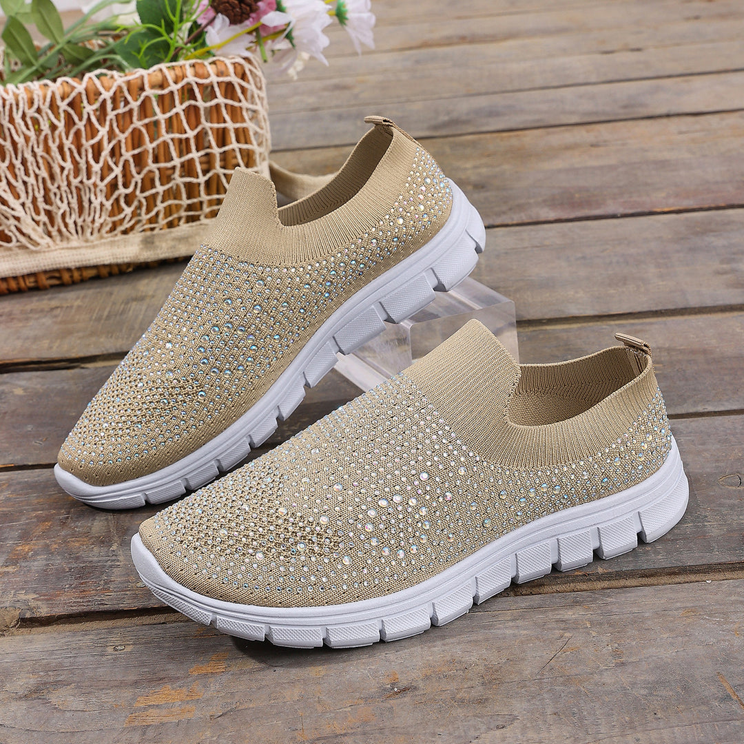 Damen Bequeme Slip-On Sneakers mit atmungsaktivem Obermaterial R&B