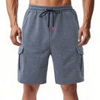 Herren funktionale Sportshorts mit praktischen Seitentaschen und elastischem Bund R&B