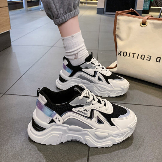 Damen trendige Sneakers mit innovativer Dämpfung und atmungsaktiver Mesh-Oberfläche R&B