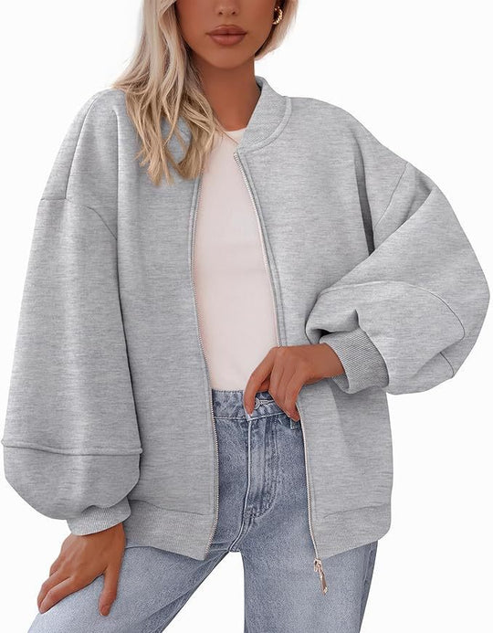 Damen modische Oversized-Jacke R&B