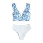 Damen Tiermuster Crop Top