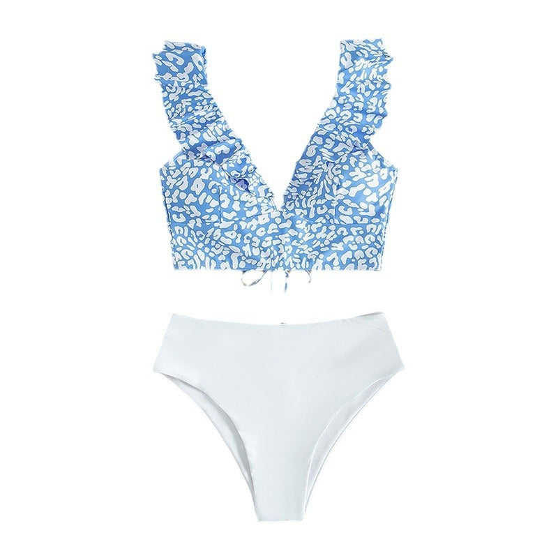 Damen Tiermuster Crop Top