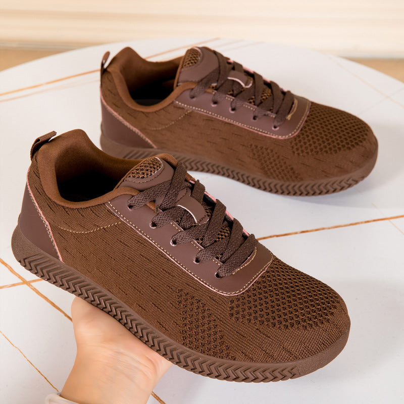 Damen Sportliche Sneakers mit atmungsaktiver Oberflächenstruktur und komfortabler Dämpfung R&B
