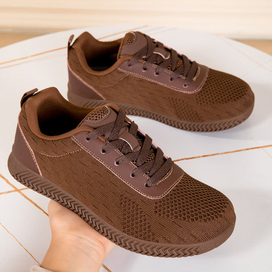 Damen Sportliche Sneakers mit atmungsaktiver Oberflächenstruktur und komfortabler Dämpfung R&B
