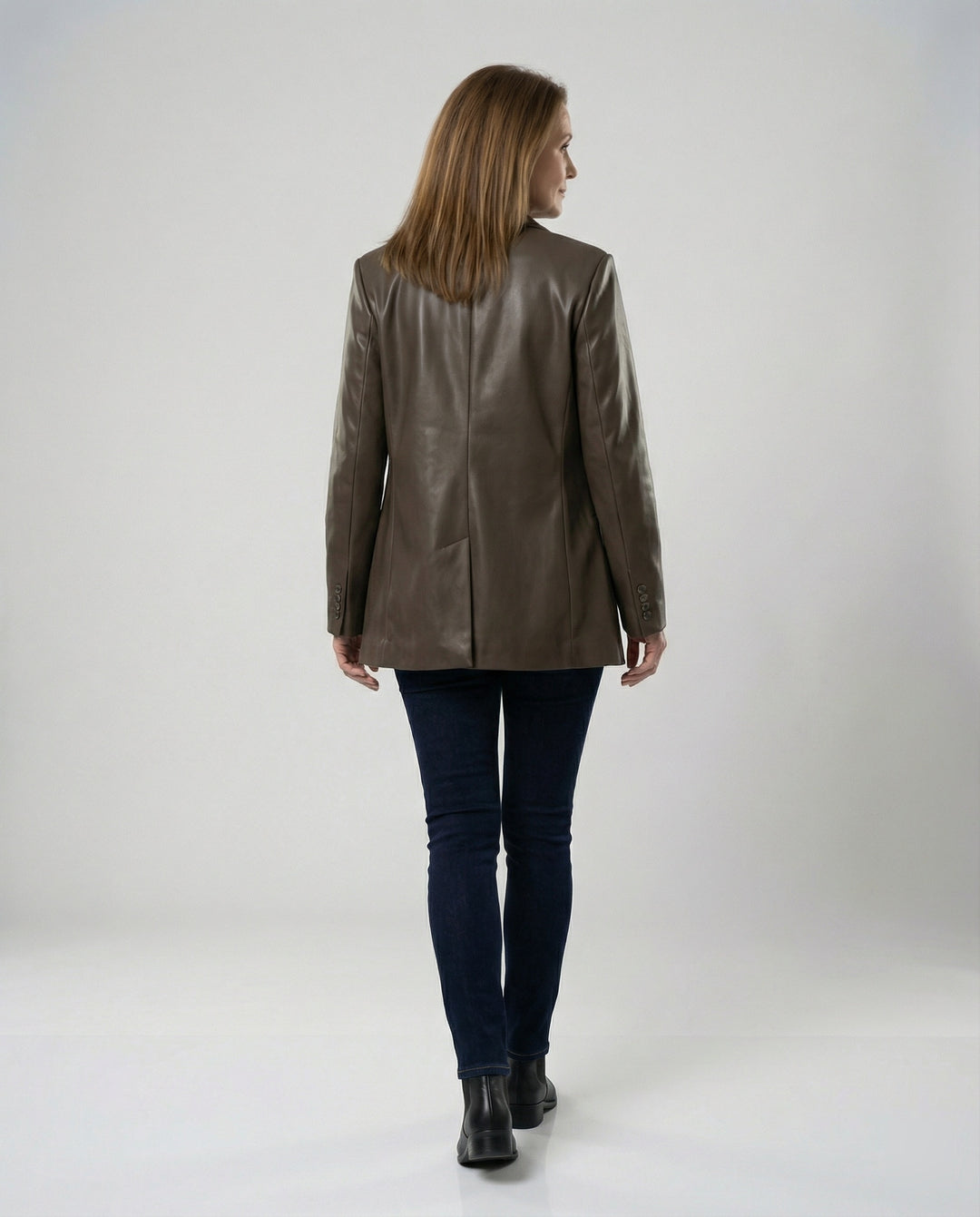 Damen Samt-Maxikleid mit tiefem V-Ausschnitt schmalen Trägern und hohem Beinschlitz R&B