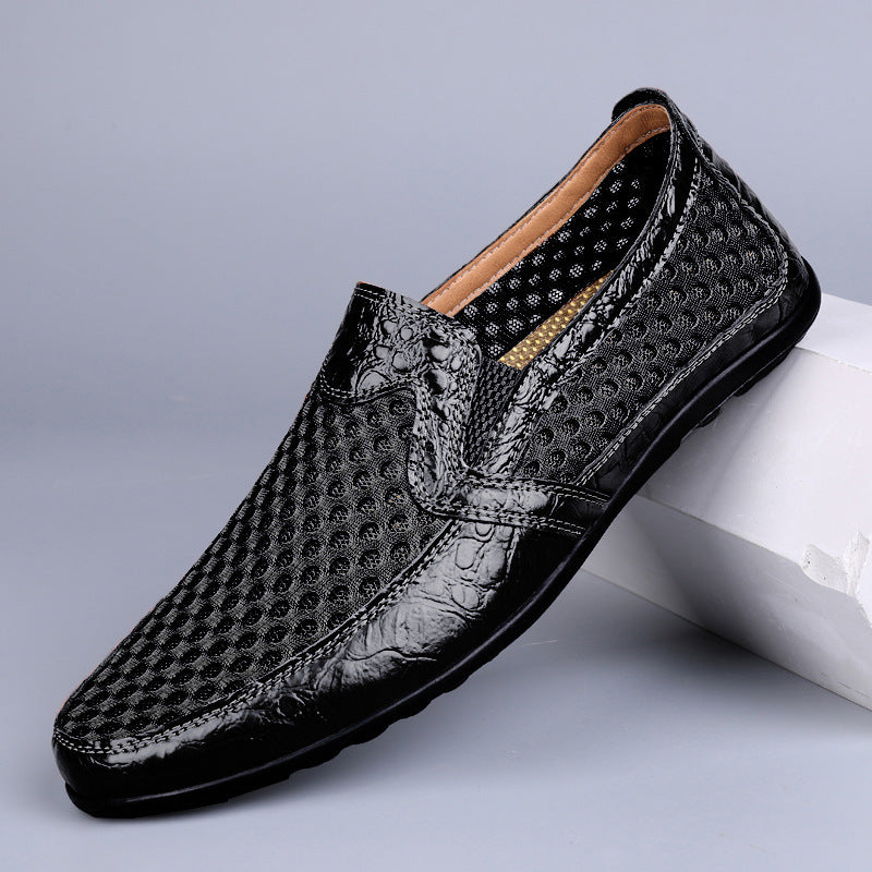 Damen bequeme Slip-On Schuhe mit atmungsaktivem Obermaterial und rutschfester Sohle