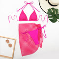 Damen Netz-Bikini-Set mit Wickelrock R&B