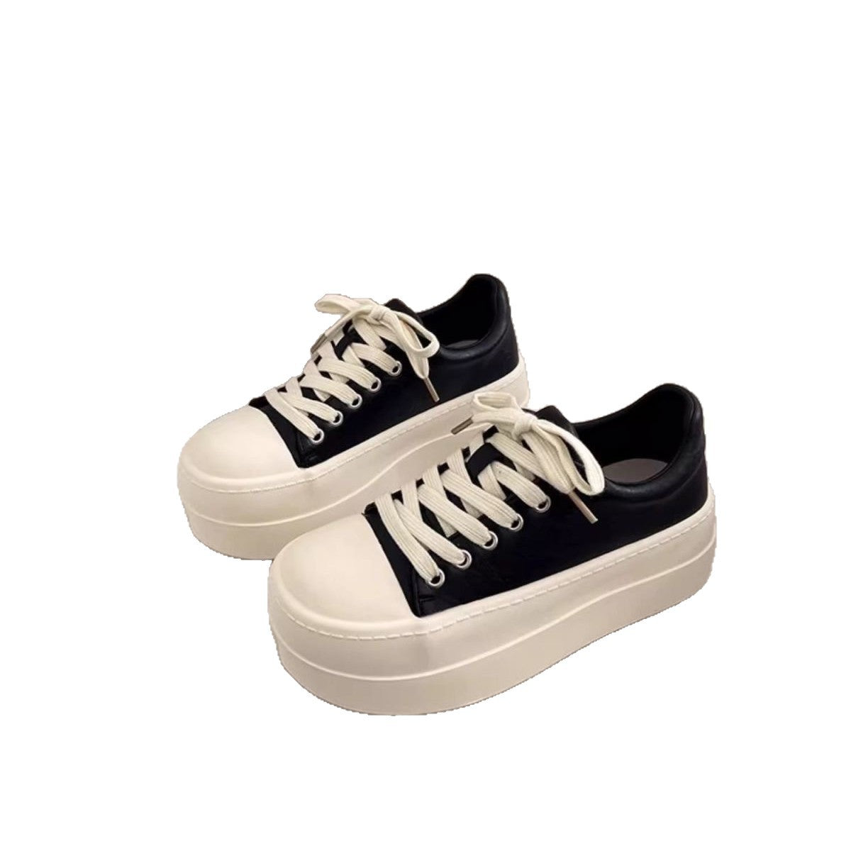 Damen Sneaker mit modischer Plateau-Sohle