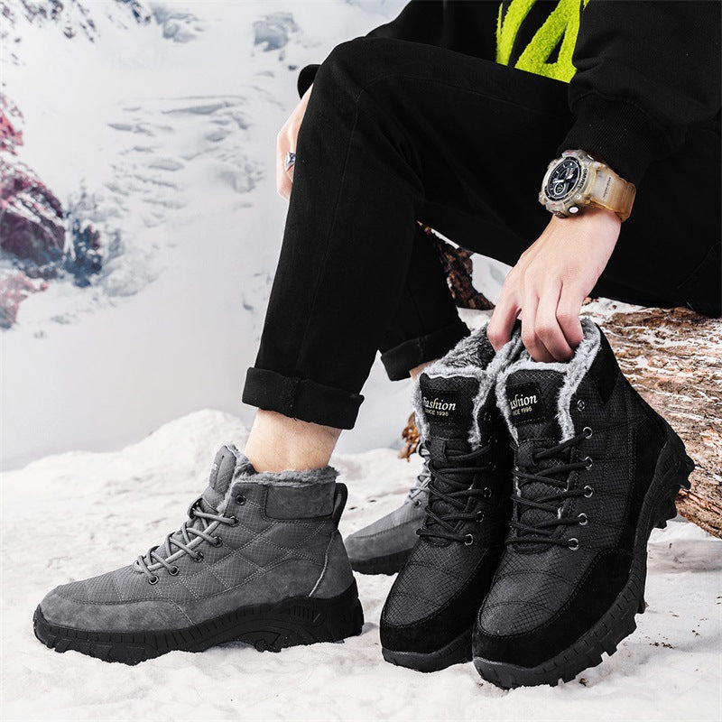 Damen Winterstiefel mit warmem Futter und rutschfester Sohle R&B