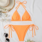 Damen Triangel-Bikini mit verstellbaren BindR&Bändern und raffinierten Details R&B