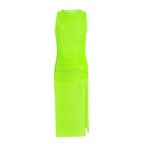 Damen Samtiges Cut-Out Maxikleid R&B