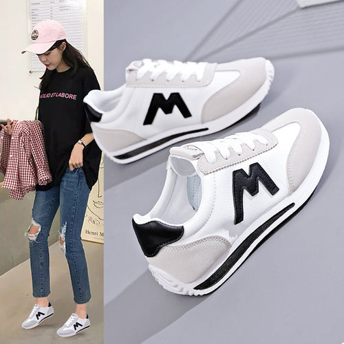 Damen Sneakers im sportlichen Retro-Stil mit atmungsaktivem Obermaterial R&B