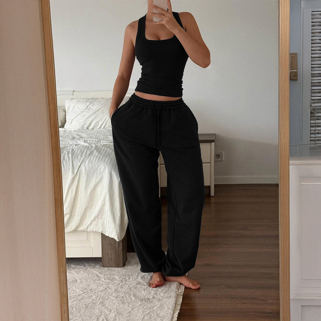 Damen Sportliches Trägershirt mit hochwertigem Rippenmuster R&B