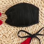 Damen Bandeau Bikini mit raffinierten Akzenten R&B