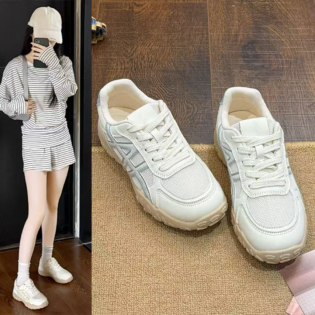 Damen sportive Sneaker mit atmungsaktivem Obermaterial R&B