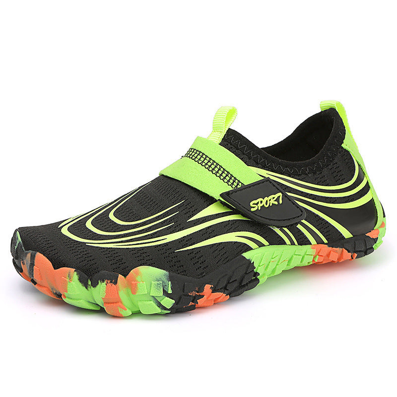 Damen Flexible Aquaschuhe mit rutschfester Sohle und praktischem Klettverschluss R&B