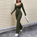 Damen Strickanzug mit modischem Cut-Out R&B
