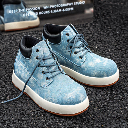 Damen Hochwertige Denim-Boots mit rutschfester Sohle und atmungsaktivem Innenfutter R&B