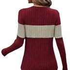 Damen Langarmshirt mit Reißverschluss R&B