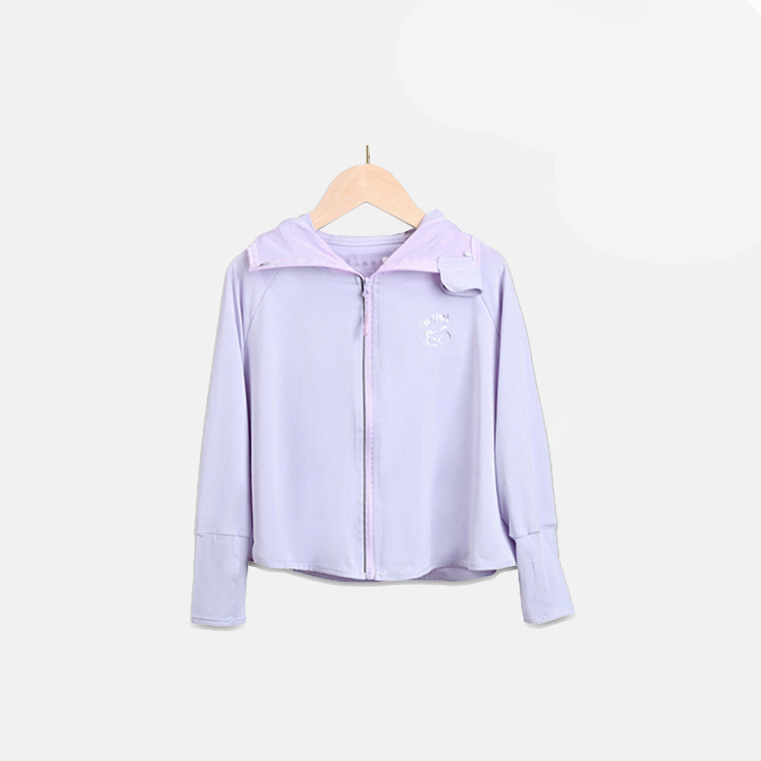 Mädchen Übergangsjacke mit Kapuze und niedlichem Tiermotiv R&B