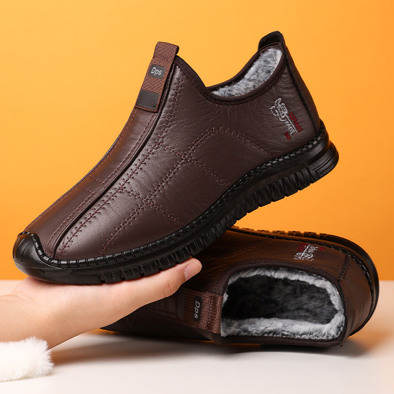 Damen Bequeme Hausschuhe mit samtigem Innenfutter und rutschfester Sohle R&B